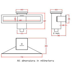 اسکیمر استیل دسترسی از بالا مدل UA680