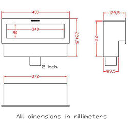 اسکیمر استیل دسترسی از روبرو مدل FA340G