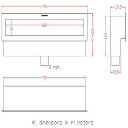 اسکیمر استیل دسترسی از روبرو مدل FA680G