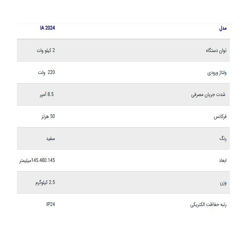 بخاری تابشی مادون قرمز استیبل الترون IA 2024