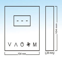 ترموستات دیجیتال روکار سانای ویژه کولر آبی