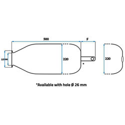 تیوپ منبع تحت فشار 80 -50 لیتری  سفا
