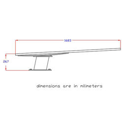 دایو فنری استیل آکوامارین مدل Flight 170