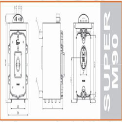 دیگ چدنی MI3 مدل Super M90-04 پره 4