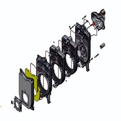 دیگ چدنی شوفاژکار 8 پره سوپر 300