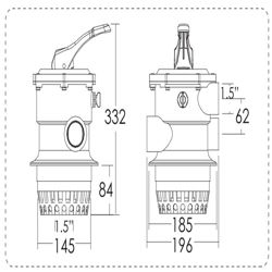 شیر فیلتر شنی ایمکس مدل MPV01