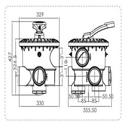 شیر فیلتر شنی ایمکس مدل MPV14