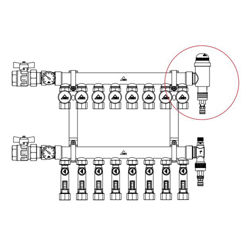 شیر هواگیری ایرونت 1 اینچ  RBM 