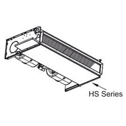 فن کویل تهویه سقفی توکار بدون پلنیوم 800