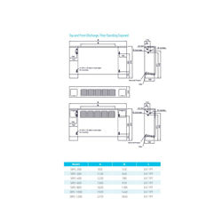 فن کویل ساران زمینی شیب دار 1000