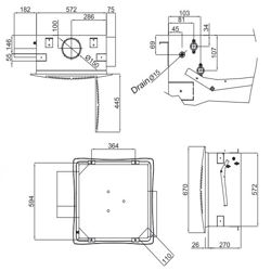 فن کویل کاستی چهارطرفه تهویه ستاره مدل SD 300
