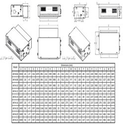 فن کویل کانالی تهویه مدل AR N-08