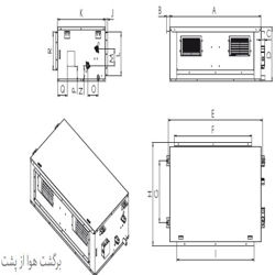 فن کویل کانالی تهویه مدل AR N-16