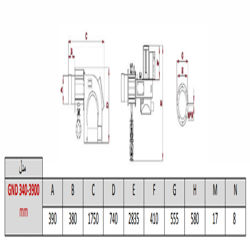 مشعل دوگانه سوز گرم ایران GND 340-3900