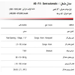 مشعل کوره آترا مدل AB-F8-Semi-automatic
