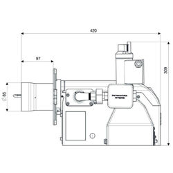 مشعل گازی شوفاژکار مدل CKI-G85