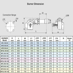 مشعل گازی کاوه MFG100-140