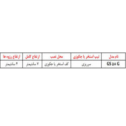 نازل ورودي آب استخر آکوامارین مدل GS 58 GLD