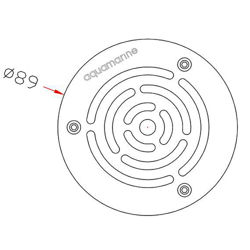 نازل ورودي آب استخر آکوامارین مدل GS 58