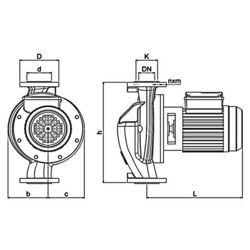 پمپ  سیرکولاتور خطی سمنان انرژی 1/4 1اینچ S100 
