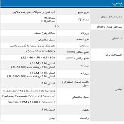 پمپ آب ابارا سانتریفیوژ استیل مدل 3LM 40-200/11
