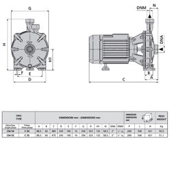 پمپ آب بشقابی تک پروانه اسپرونی مدل CM 54