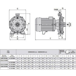 پمپ آب بشقابی دو پروانه اسپرونی مدل 2C25/160C 230400 IE3