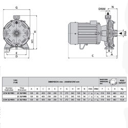 پمپ آب بشقابی دو پروانه اسپرونی مدل 2C32-190A 230400