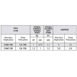 پمپ آب جتی اسپرونی مدل CAM 100/N