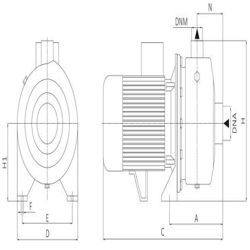 پمپ آب سانتریفیوژ سیستما مدل TWX  300-A-1.1