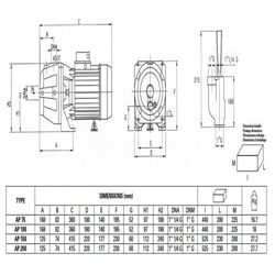پمپ آب پنتاکس AP 200/00