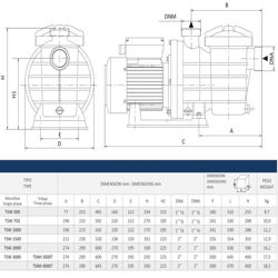 پمپ استخری سیستما مدل TSW 750