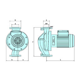 پمپ سیرکولاتور خطی سمنان انرژی (3/4) 2 اینچ AA 