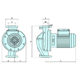 پمپ سیرکولاتور خطی سمنان انرژی 1/4 1 اینچ AA
