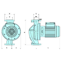 پمپ سیرکولاتور خطی سمنان انرژی 2 اینچ HV 