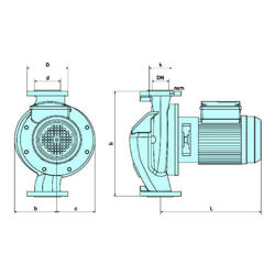 پمپ سیرکولاتور خطی سمنان انرژی 3 اینچ LD 
