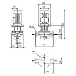 پمپ سیرکولاتور خطی گراندفوس TP 40-240/2