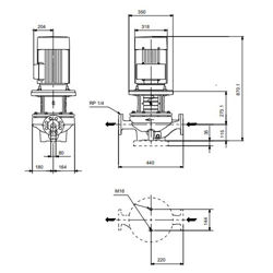 پمپ سیرکولاتور خطی گراندفوس TP 80-400/2