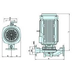 پمپ سیرکوله خطی اتالاین مدل 16/752-50