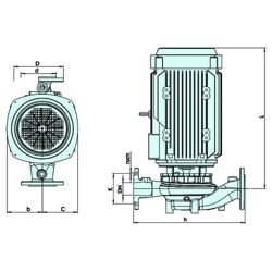 پمپ سیرکوله خطی اتالاین مدل 20/1502-50