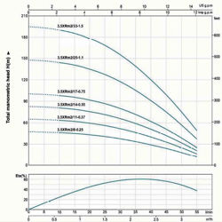 پمپ شناور لئو مدل 3.5XRm 2/11-0.37