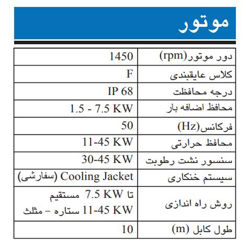 پمپ لجن کش چدنی ابارا مدل 250DL 5 45