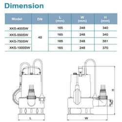 پمپ کفکش لئو مدل XKS-400SW