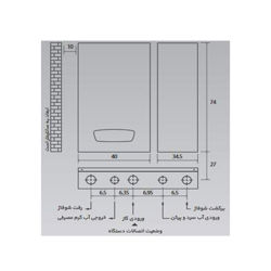 پکیج دیواری بوتان پرلا پرو 28RSI