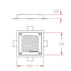 کفشور استخر آکوامارین مدل Amor 140