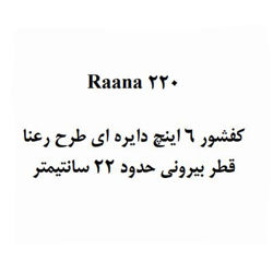 کفشور استخر آکوامارین مدل رعنا 220