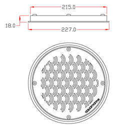 کفشور استخر آکوامارین مدل رعنا 220