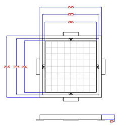 کفشور استخر آکوامارین مدل سرامیکا 245