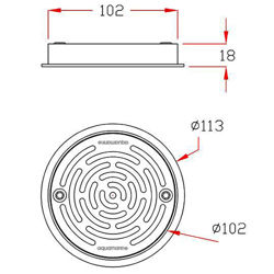 کفشور استخر آکوامارین مدل کارا 100