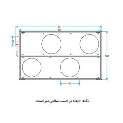 کوره هوای گرم گازی انرژی مدل GF 2060 hi